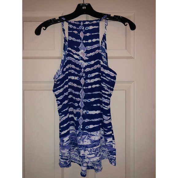 Cynthia Rowley | Sleeveless Watercolor Blouse - Picture 2 of 2